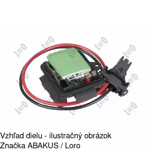 Ovládače klimatizácie 6007KST-5 /POLCAR/ - obr. 1