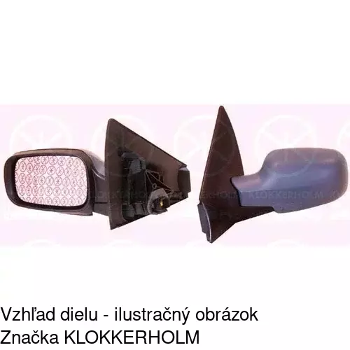 Vonkajšie zrkadlo 6012513M /POLCAR/ - obr. 2