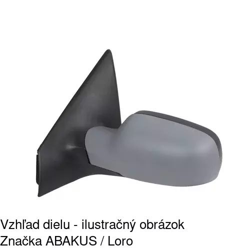 Vonkajšie zrkadlo 6012515E /POLCAR/ - obr. 3