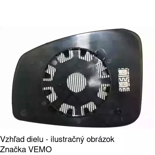 Sklo vonkajšieho zrkadla s držiakom 6012552E /POLCAR/ - obr. 4