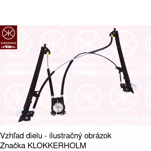 Elektrický mechanizmus okna dverí 6012PSE10 /POLCAR/ - obr. 1