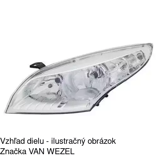 Hlavný reflektor 601409-E /POLCAR/ - obr. 4