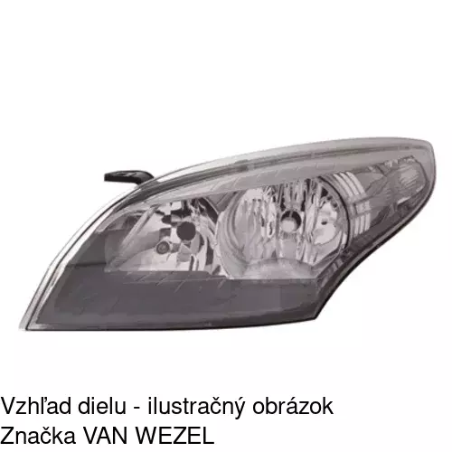 Hlavný reflektor 6014095E /POLCAR/ - obr. 3