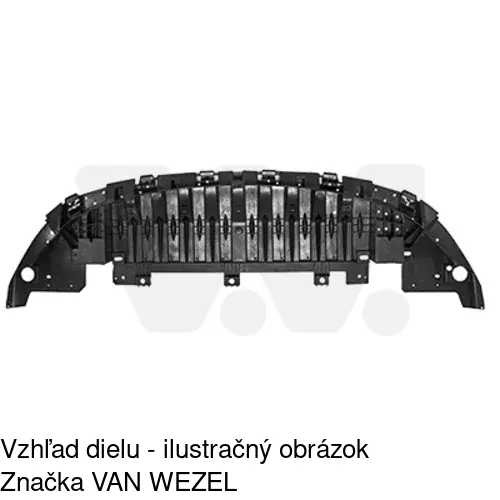 Dolný kryt nárazníka 601434-6 /POLCAR/ - obr. 1