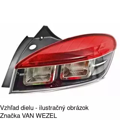 Zadné svetlo POLCAR 6014882V