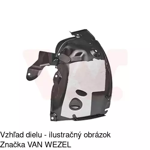 Podblatník (plast) 6014FL1T /POLCAR/ - obr. 1