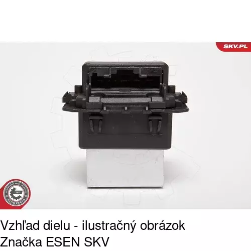 Ovládače klimatizácie 6014KST-1 /POLCAR/ - obr. 5