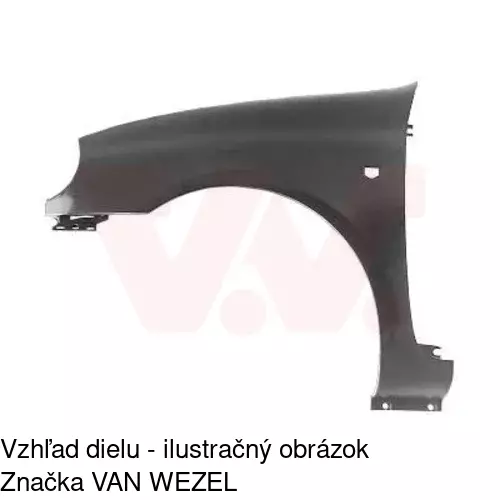 Predný blatník 601501-1 /POLCAR/ - obr. 1
