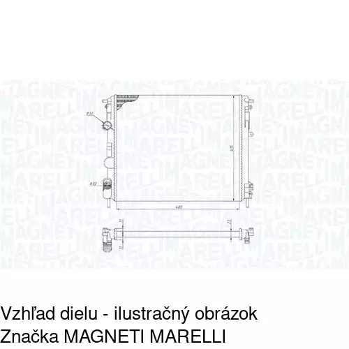 Chladiče vody POLCAR 6016081X