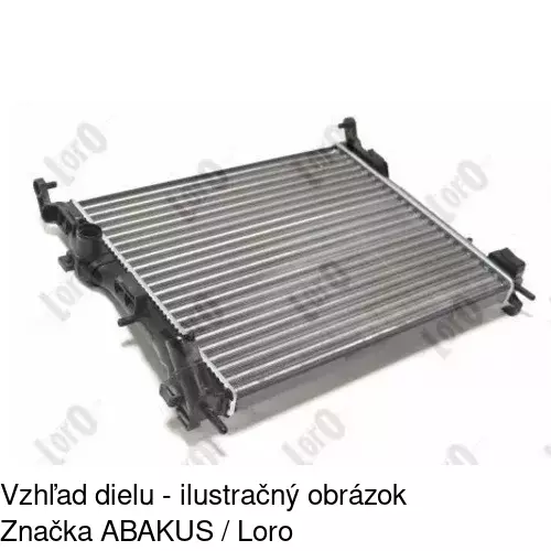 Chladiče vody 601608A3 /POLCAR/ - obr. 1