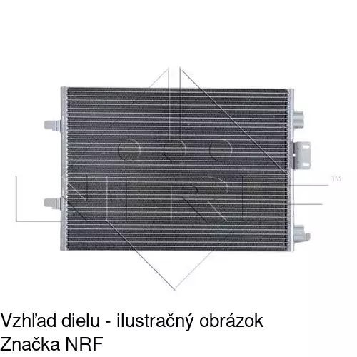Chladiče klimatizácie 6016K8C1 /POLCAR/ - obr. 1