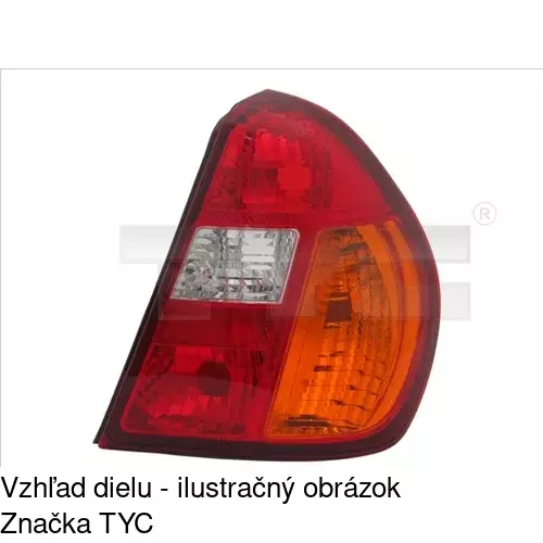 Zadné svetlo POLCAR 6017880E