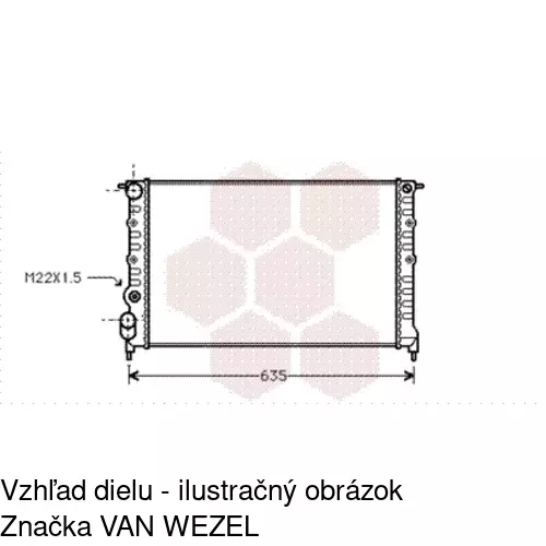Chladiče vody 6019084X /POLCAR/ - obr. 2