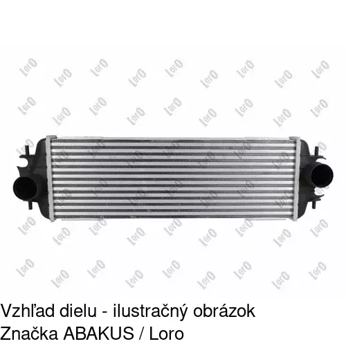 Chladiče vzduchu (Intercoolery) 6026J81X /POLCAR/ - obr. 1