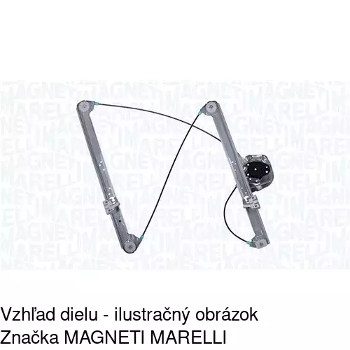 Elektrický mechanizmus okna dverí 6026PSE2 /POLCAR/ - obr. 3