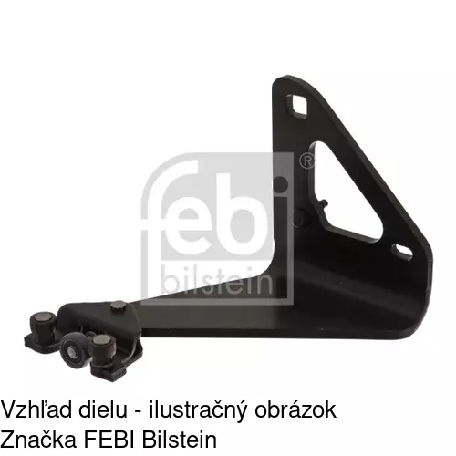 Vozík - kolieska pant posuvných dverí POLCAR 6026Z-71