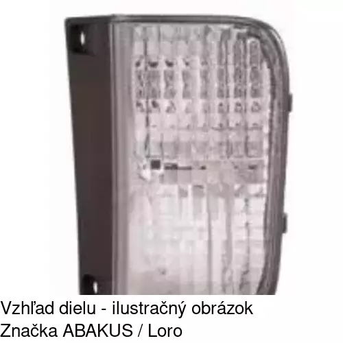 Svetlo spiatočky 6027980E /POLCAR/ - obr. 3