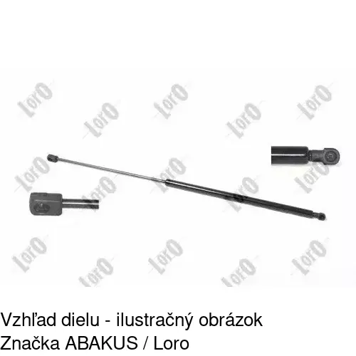 Plynová pružina 6032AB1 /POLCAR/ - obr. 1