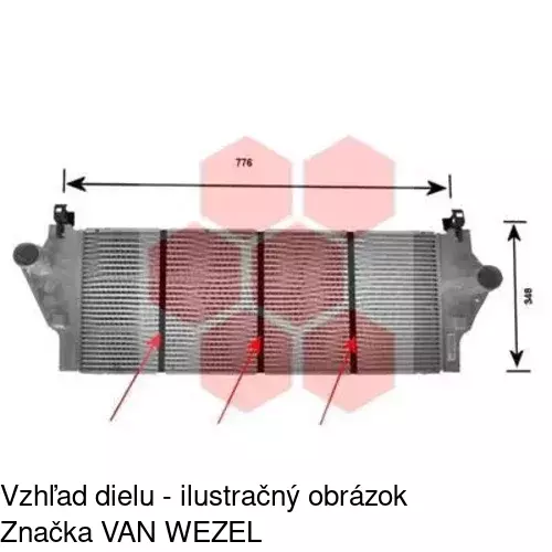 Chladiče vzduchu (Intercoolery) 6037J8-1 /POLCAR/ - obr. 4