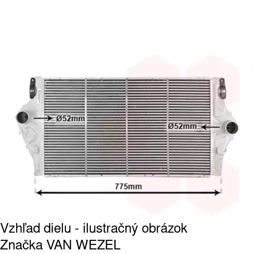 Chladiče vzduchu (Intercoolery) 6037J82X /POLCAR/ - obr. 3