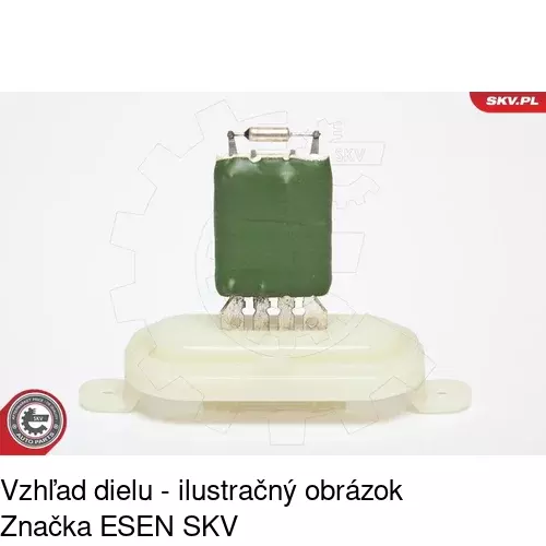 Ovládače klimatizácie 6037KST-2 /POLCAR/ - obr. 1