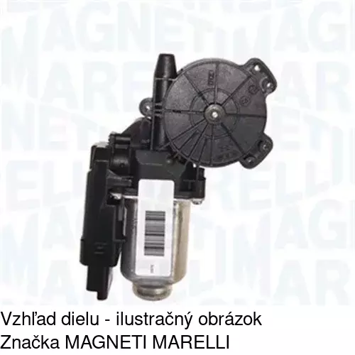 Elektrický mechanizmus okna dverí 6037PSE3 /POLCAR/ - obr. 2