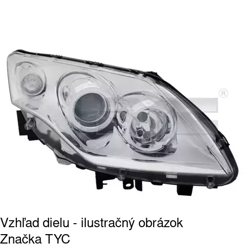 Hlavný reflektor POLCAR 603909-V