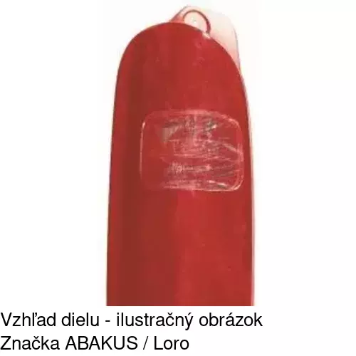 Zadné svetlo 604187-E /POLCAR/ - obr. 2