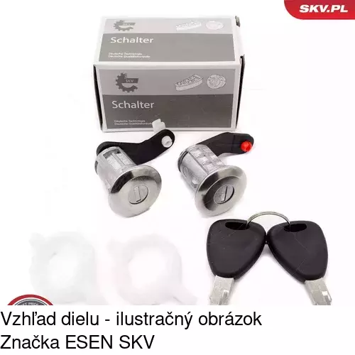 Súprava zámkov 6041Z-10 /POLCAR/ - obr. 2