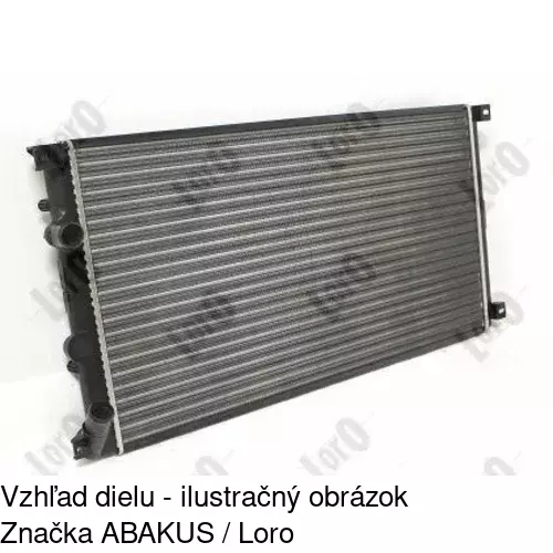 Chladiče vody 604208A3 /POLCAR/ - obr. 3
