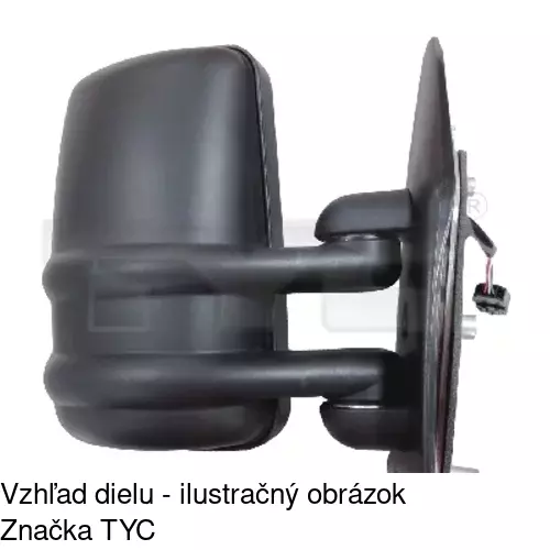 Vonkajšie zrkadlo 6042514E /POLCAR/ - obr. 4