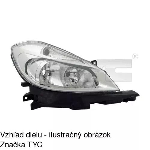 Hlavný reflektor POLCAR 6055097V