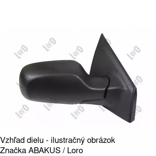 Vonkajšie zrkadlo 6055525S /POLCAR/ - obr. 4