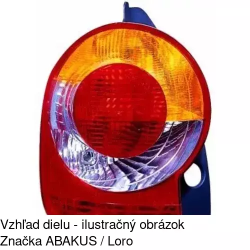 Zadné svetlo 605688-E /POLCAR/ - obr. 2