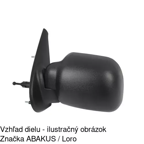 Vonkajšie zrkadlo 6060511M /POLCAR/ - obr. 2
