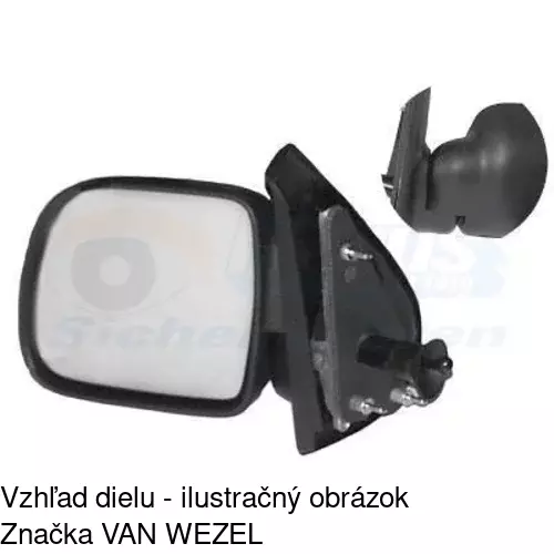 Vonkajšie zrkadlo 6060511M /POLCAR/ - obr. 3