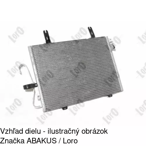 Chladiče klimatizácie 6060K8C2 /POLCAR/ - obr. 5