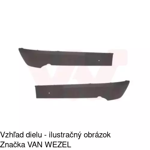Lišta nárazníka 60610711 /POLCAR/ - obr. 2