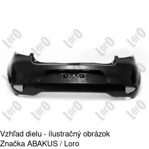 Zadný nárazník 606496 /POLCAR/ - obr. 2