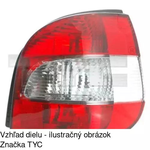 Zadné svetlo POLCAR 607088-E