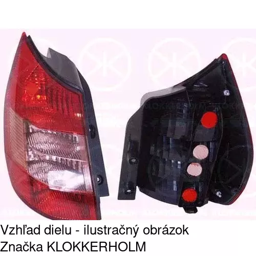 Zadné svetlo 607188-H /POLCAR/ - obr. 1