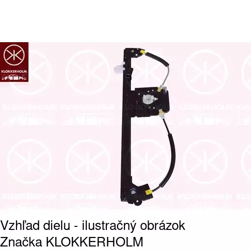 Elektrický mechanizmus okna dverí 6071PSE2 /POLCAR/ - obr. 1