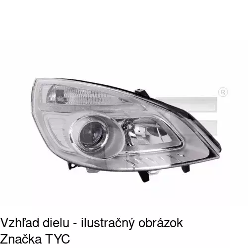 Hlavný reflektor POLCAR 607210-E