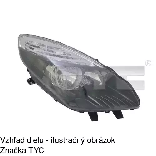 Hlavný reflektor POLCAR 607309-E