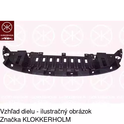 Dolný kryt nárazníka POLCAR 607334-5