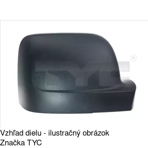 Vonkajšie zrkadlo 60N2523M /POLCAR/ - obr. 5