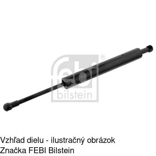 Plynová pružina 6523AS /POLCAR/ - obr. 2