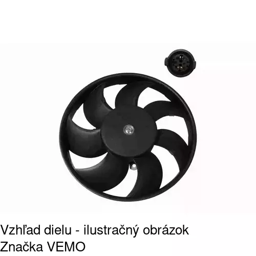 Ventilátor bez krytu / podpery 671423U5 /POLCAR/ - obr. 1