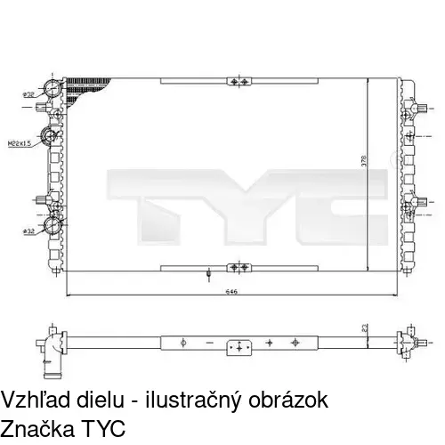 Chladiče vody POLCAR 671608-1