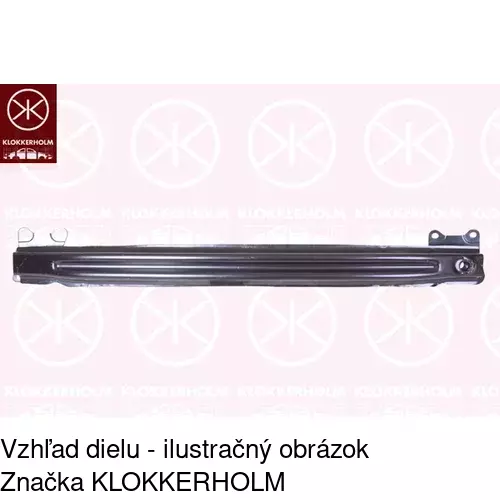 Výstuha nárazníka 672496-3 /POLCAR/